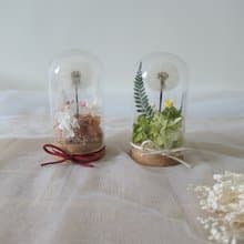 【蒲公英小花園玻璃盅】居家裝飾/生日禮物/感謝禮物/送禮