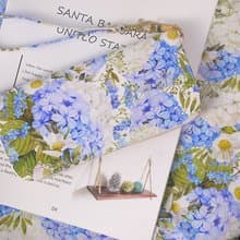 【開運錢包】繡球花開。布長夾/長夾/零錢包/皮夾