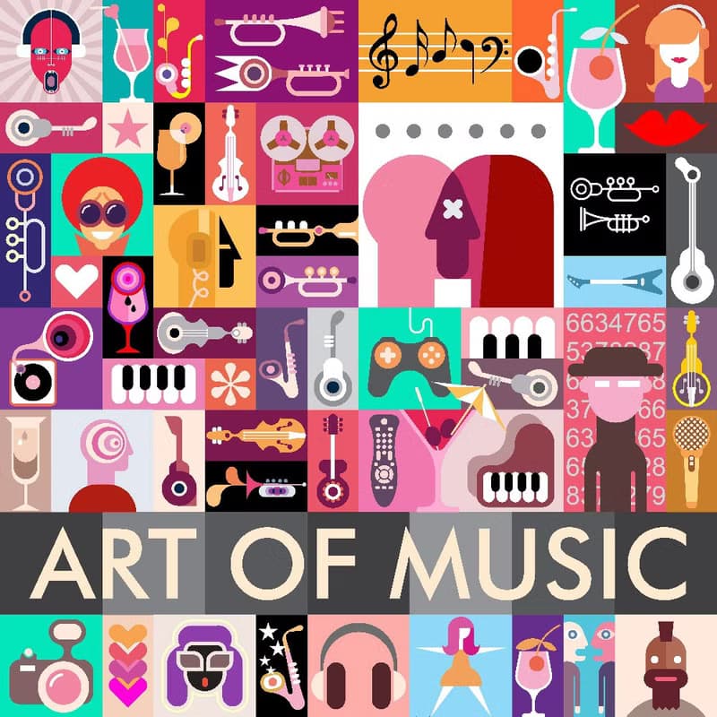 【日本 VisualSonic】藍牙畫布音箱- Art of Music