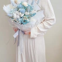 畢業花束、滿天星乾燥花束、滿天星、捧花、花束