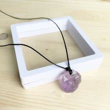 |原石吊墜系列|紫水晶(項鍊x鎖骨鍊x皮繩x手工製作)