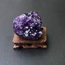 招財開運-天然原礦紫晶簇紫晶鎮 紫水晶 消磁淨化 快速出貨