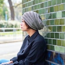 韓国製 ゆったり ニット ビック ワッチ | ユニセックス オールシーズン サマーニット帽