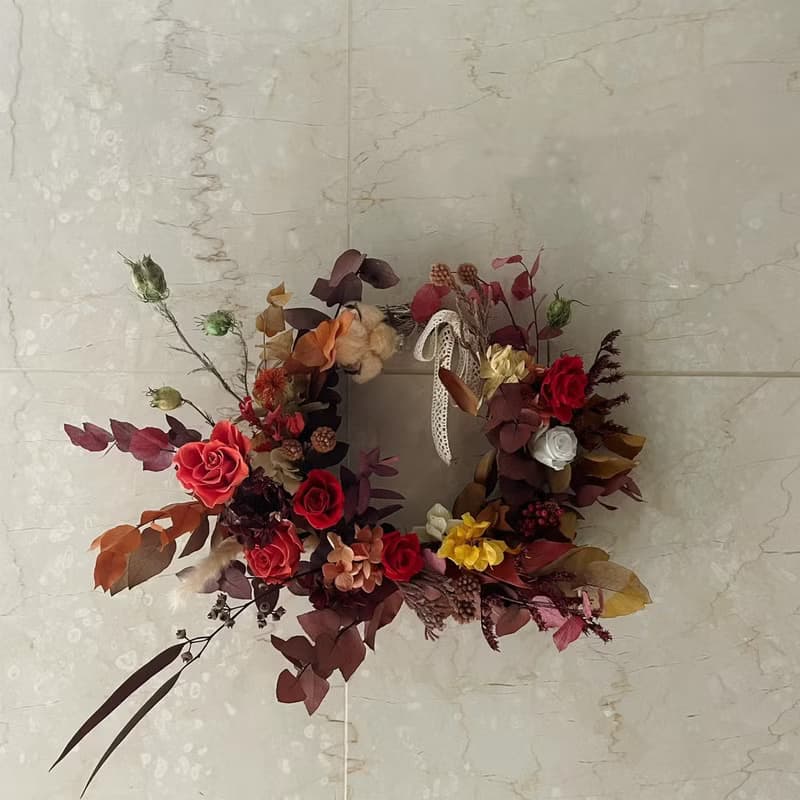 【花訴花藝】立體永生花圈/開幕花禮/升遷花禮/祝賀花禮 永生花