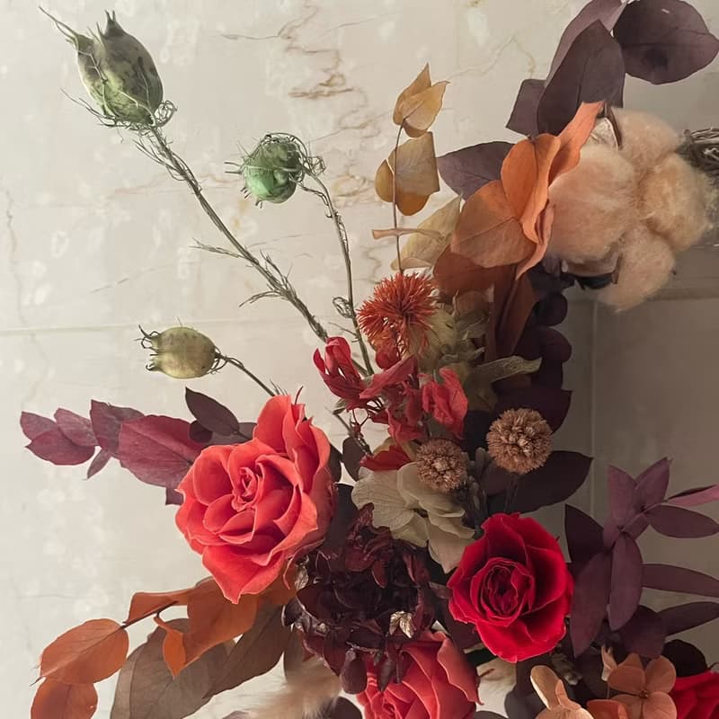 【花訴花藝】立體永生花圈/開幕花禮/升遷花禮/祝賀花禮 永生花