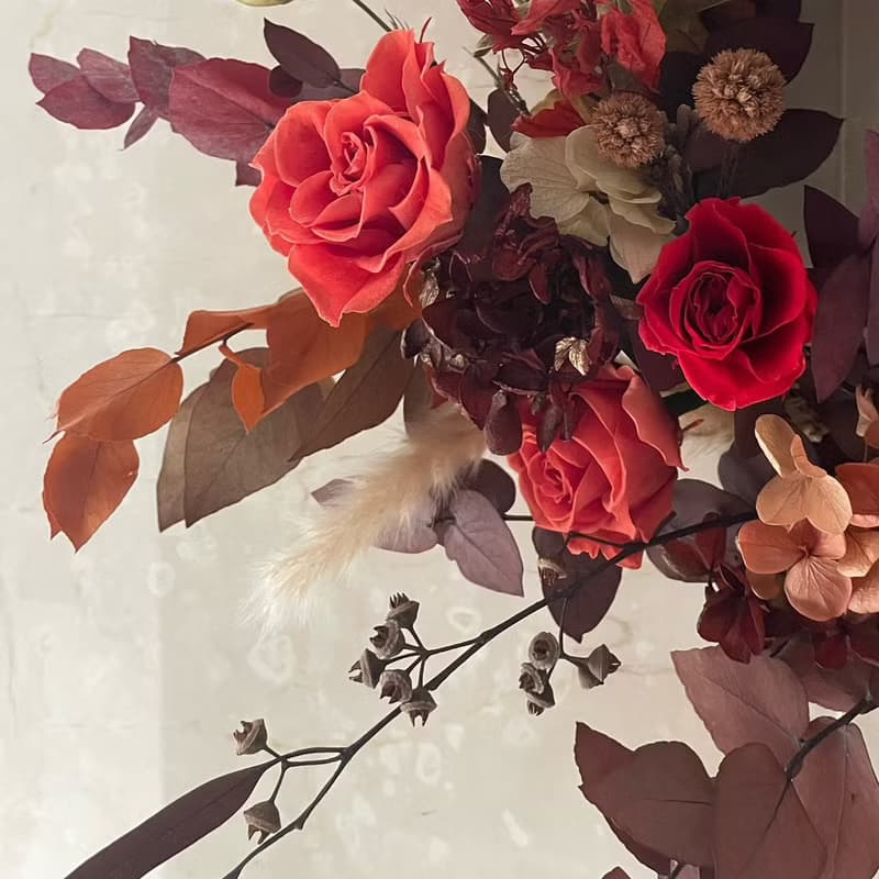 【花訴花藝】立體永生花圈/開幕花禮/升遷花禮/祝賀花禮 永生花