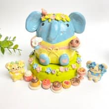 Handmade ceramic cute Ganesha special gift