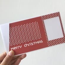 Pin Cards - Snowing 聖誕卡 / 專為拍立得設計的禮物卡