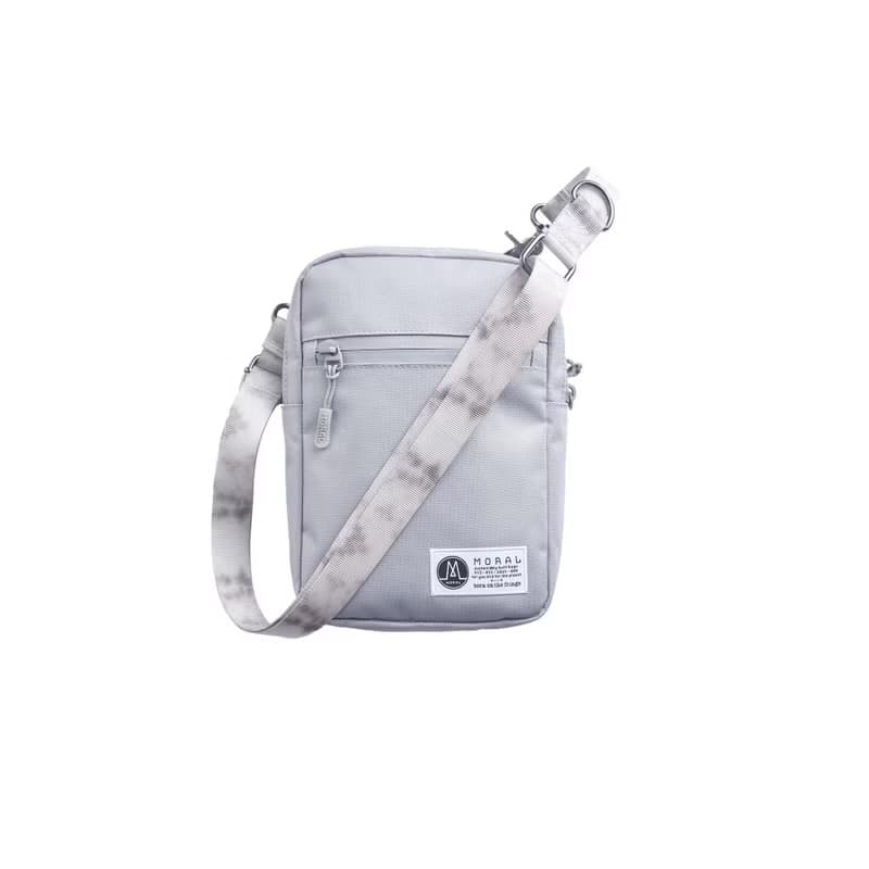 MORAL | Downtown Crossbody 紮染風隨身斜背包 英灰