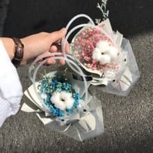 不提供單販售 加購提袋區 品牌提袋 花束透明袋