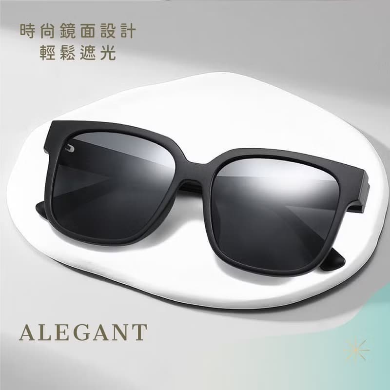 品味時尚TR90偏光墨鏡│UV400方框太陽眼鏡-4色