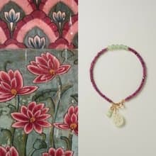 原創手工秋日藕韻和田玉手鏈輕奢小眾精緻串珠