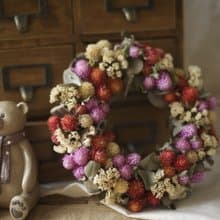 Fleurir朵朵時光  一點甜甜的果實花圈/手作乾燥花禮/婚禮小物