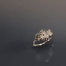 花系列-小雛菊925銀戒