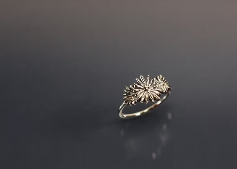 花系列-小雛菊925銀戒