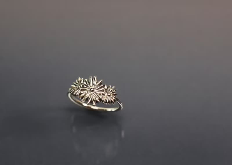 花系列-小雛菊925銀戒