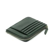 Card zip purse /Moss GREEN