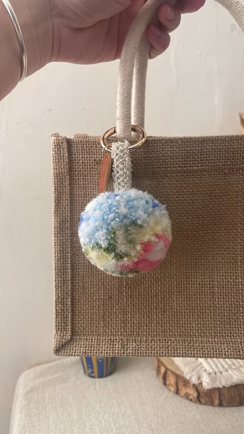 Jf波波手工毛球掛飾/送禮/禮物/療癒