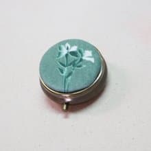 古銅款 圓形 分格藥盒 迷你 隨身攜帶 小物 收納盒 藥盒