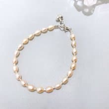 Ops Pearl silver bracelet- 粉膚色/珍珠/純銀/六月誕生石/手鍊