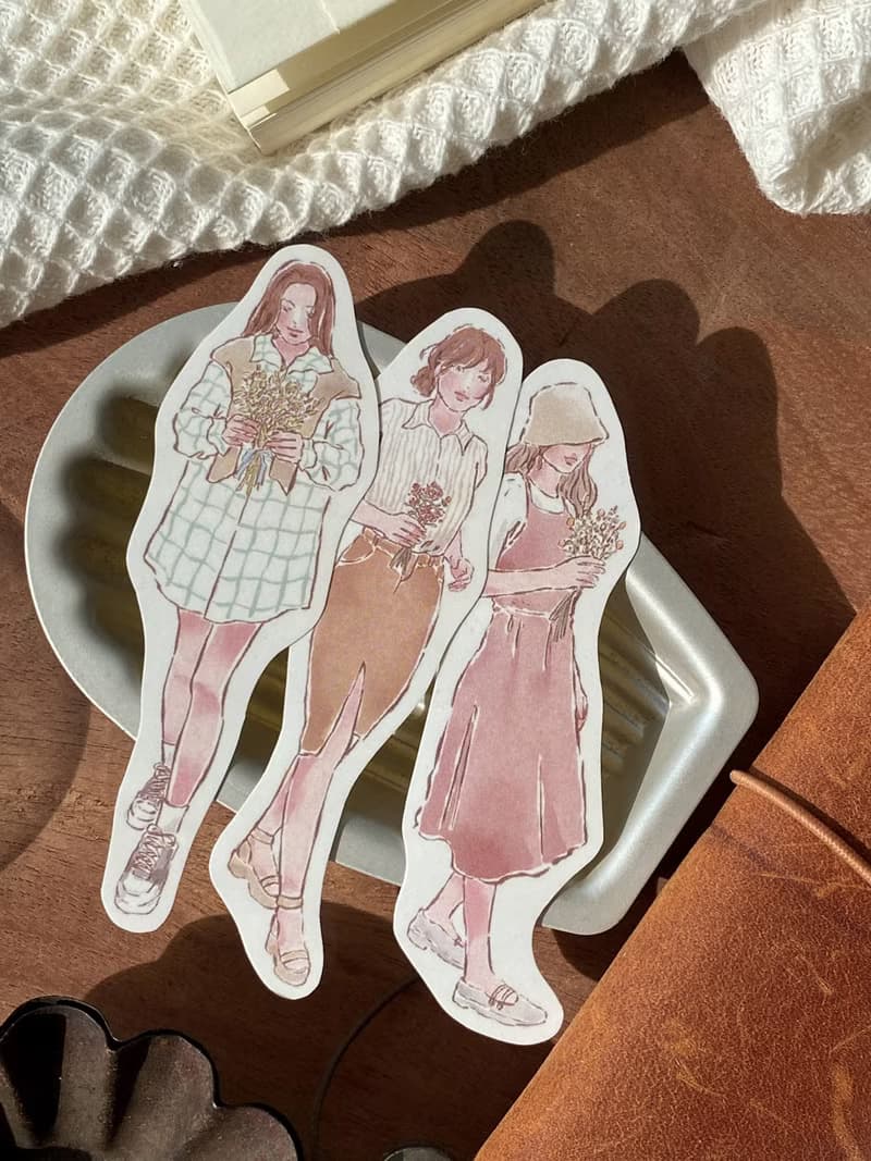 Cozyroom/女子花束/貼紙包/手帳貼紙