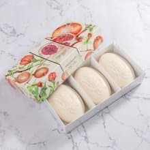 【快速出貨】義大利手工香氛皂 150g 3入禮盒組-石榴
