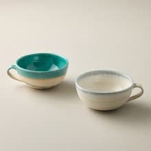 日本美濃燒 - 森林湯碗 - 2件組 (11.5 cm)