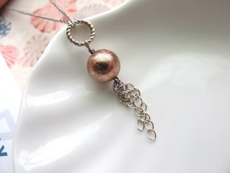 天鐵 925純銀 【流蘇】天鐵設計項鍊款