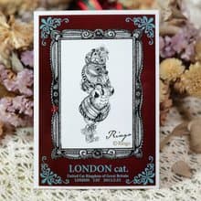 狐狸貴族─日製動物療癒防水貼紙/小卡片/行李箱/筆電