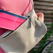 F-SLIM　クール系女子のかっこいいかわいいピンク　フルスリム財布　ポシェットにも入る　FSW-NPHP-P