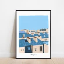 Art print/ Paris / Illustration poster A3,A2