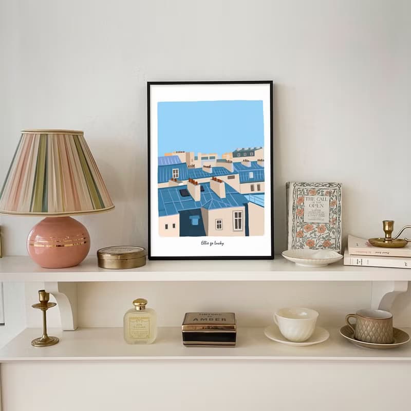 Art print/ Paris / Illustration poster A3,A2