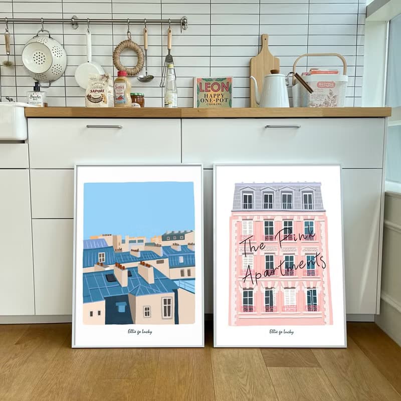 Art print/ Paris / Illustration poster A3,A2