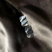Flow - 流 寬版耳環(素面) Flow Board earring (plain)