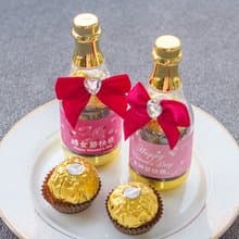 三八婦女節禮物 活動贈品 香檳糖果瓶(金莎2顆入)