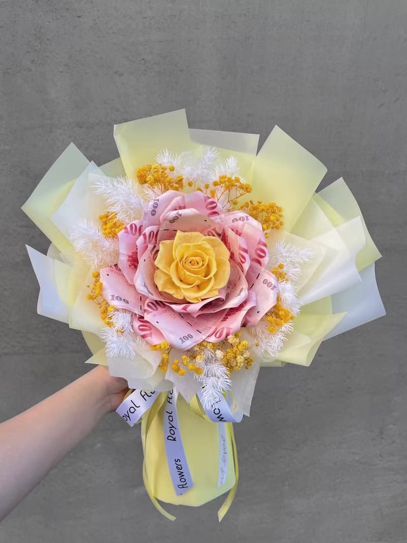 ROYAL FLOWERS 8張山茶花有錢花