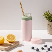 美國W&P輕巧玻璃防漏寬口水瓶480ml