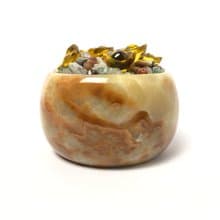 紅龍玉盛世聚寶盆 精巧招財款