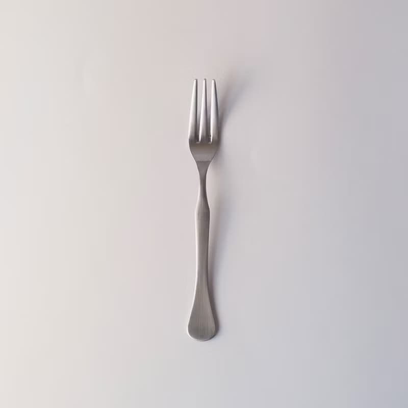 日本高桑金屬  日製波浪曲線不鏽鋼甜點叉-2入