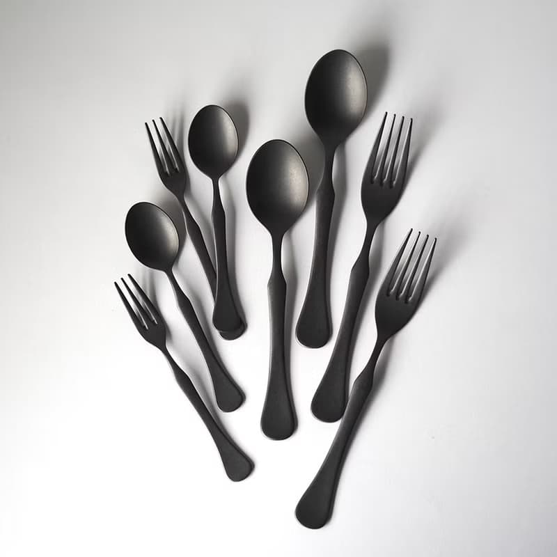 日本高桑金屬  日製波浪曲線不鏽鋼甜點叉-2入