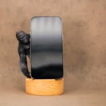 デバリエ ゴリラの置物 ゴリラ スマホスタンド レジン製 ギフト 最適なプレゼント 立ち上がりゴリラ【正規品】 cb025