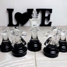Custom resin chess sets with board | Size of King 2.75 inch (7 cm) | Epoxy resin
