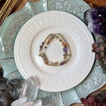 -追夢少女-天然水晶手鏈/黃銅手鍊