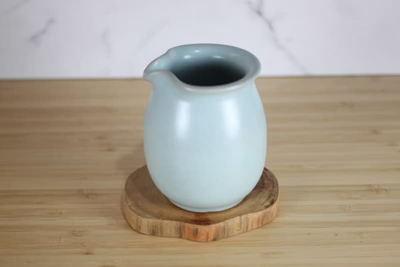 【送禮好物】260ml 汝窯 無把茶海 手作公道杯 名家葉敏祥手作