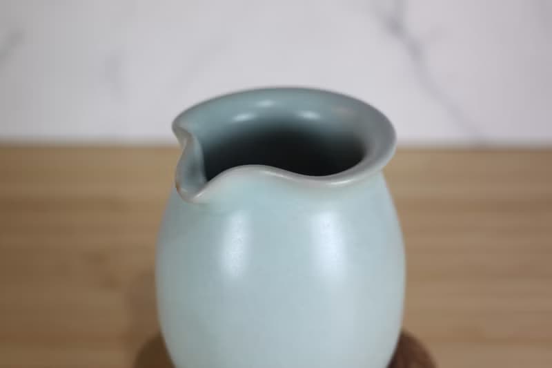 【送禮好物】260ml 汝窯 無把茶海 手作公道杯 名家葉敏祥手作