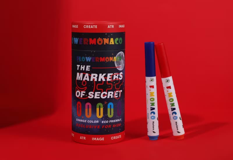 英國 Flower monaco兒童星空彩繪變色筆9+1