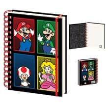 【任天堂】瑪利歐與他的冒險夥伴 A5筆記本/Super Mario