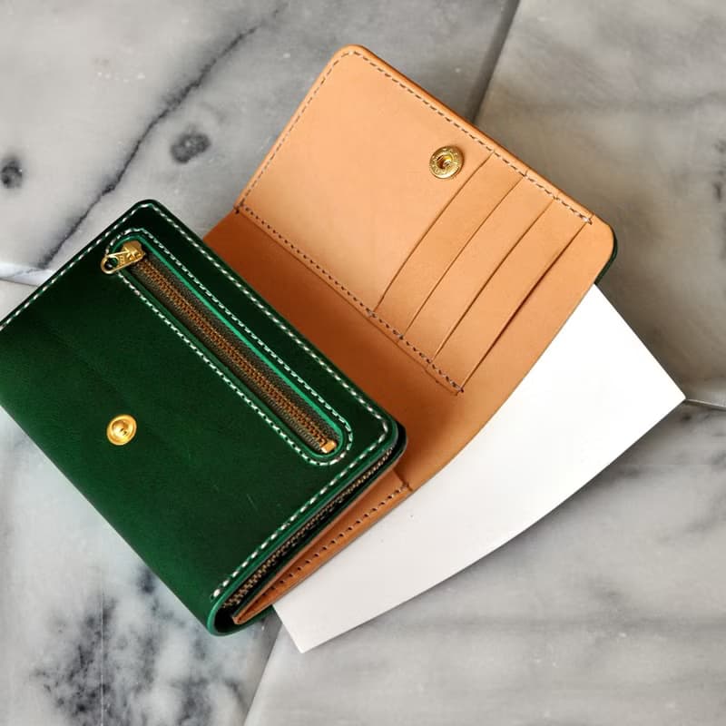 収納性抜群の三つ折り財布　No.6　ブッテーロ