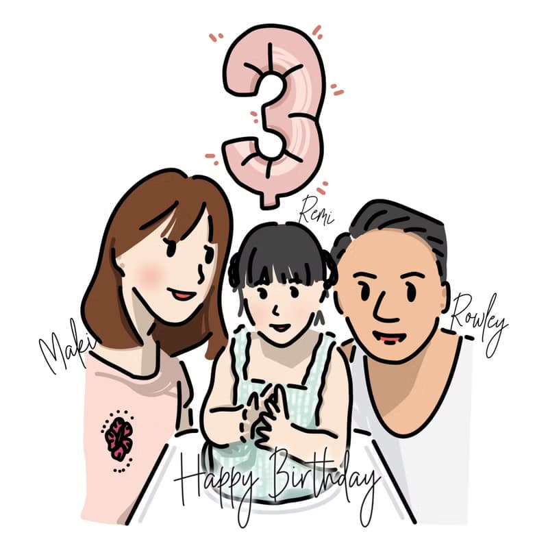 【數位】似顏繪 にがおえ 極簡人像畫 家人好友篇