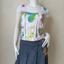 Vintage 90's Versace Jeans Couture T-Shirt Size S Made Italy Rare